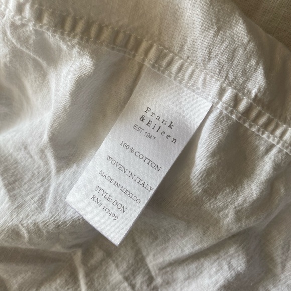 Frank & Eileen Men’s Don White Button Down Shirt L - Picture 6 of 6